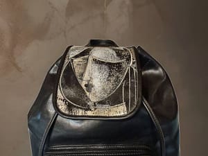 Zaino uomo donna in vero cuoio